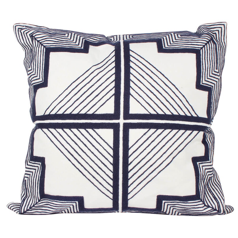 Coussin brod de Luca Geo (43x43 cm)