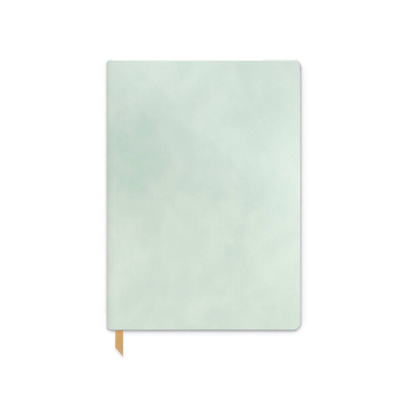 Couverture en daim vgtalien Planificateur non dat (menthe)