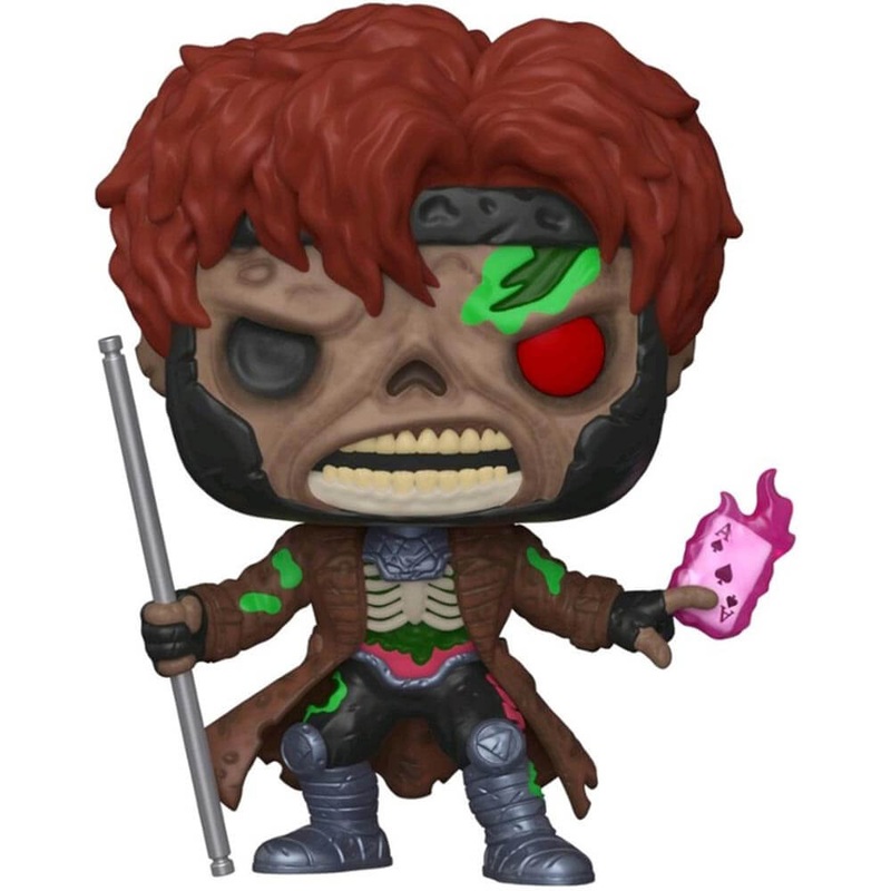 Marvel Zombies Gambit Glow Us Exclusive Pop! Vinyle