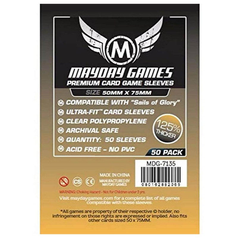 Mayday Primed Carte Pleeves Card (50 x 75 mm)